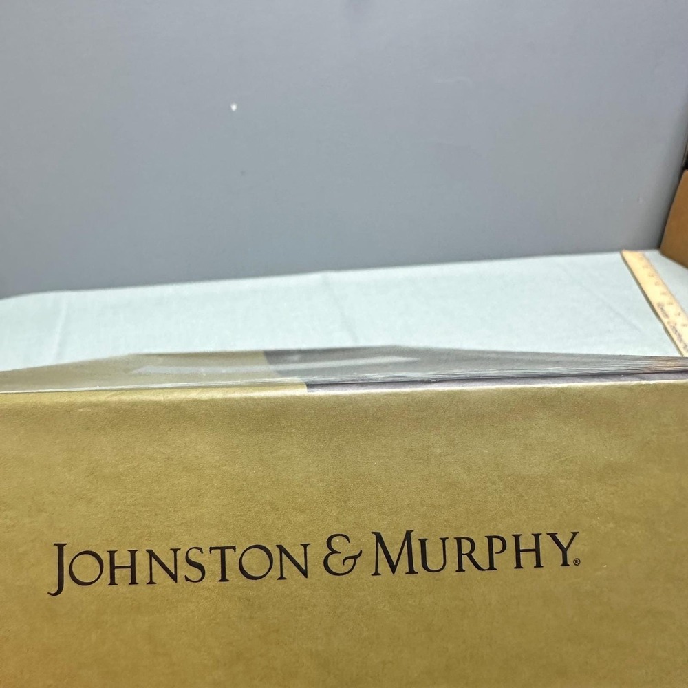 Johnston & Murphy Aragon II Black Burgundy Leather Kiltie Tassel Loafers 10M NEW - Picture 9 of 10